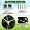Gtongoko 19 Inch Squirrel Baffle for Bird Feeder Pole Squirrel