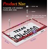 Murimt Bling License Plate Frame 1 Pack Rhinestone Bedazzled License