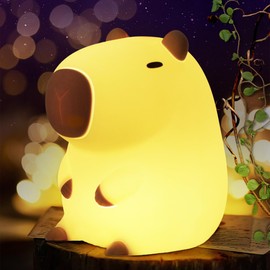 Lampeez Night Light, LED Light, Nursing Light, Capybara, Bedside Lamp, Timer Setting, Birthday Gift, Boys and Girls, Cute