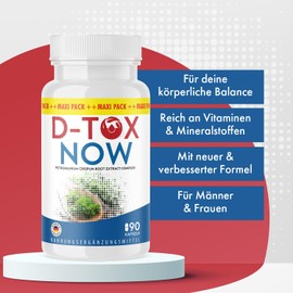 D-Tox Now Capsules | For Your Physical Balance | Neutral in Taste | Contents 90 Capsules