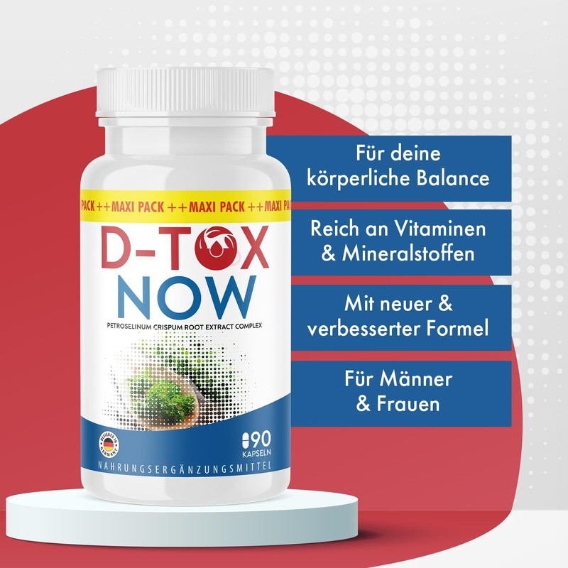 D-Tox Now Capsules | For Your Physical Balance | Neutral