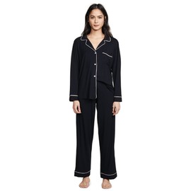 Eberjey Gisele PJ Set, Black, Medium
