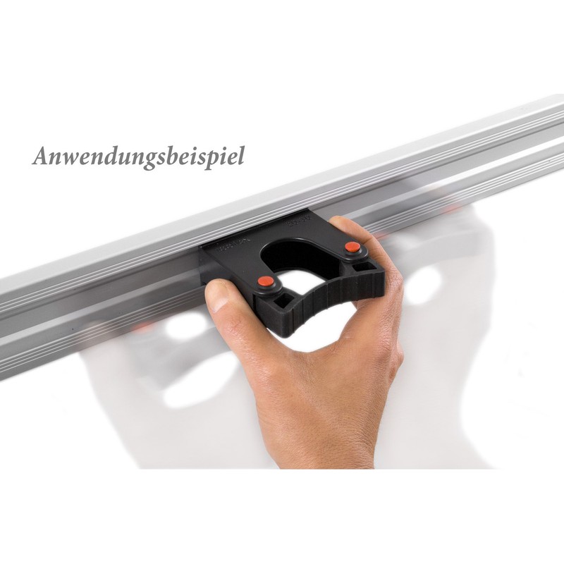 Toolflex Wall Mounted Stick Holder Rail 20cm