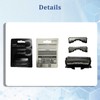 Ruixin Shaver Replacement Heads ES9013 Consists of a Outer Foil