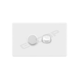 Elcop Slim Line Powerpoints and Switches (5 Year Warranty, SAA Approved) (Slimline LED Rotary Dimmer Switch | Elcop)