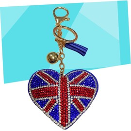 SHOWERORO Llavero Bandera Del Reino Unido De Metal Llavero Creativo Para Hombre Para Bolso Bolso De Mano Obsequio y Decoración Diseño De Bandera