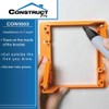 Construct Pro Slim Dual Gang Open Back Low Voltage Bracket,