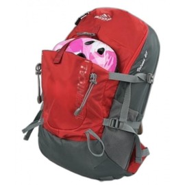 Trekking Backpack Fashionable Trekking Daily Backpack Mountaineering 25L Women's Bag male red