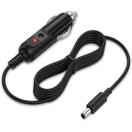 GIZMAC Car 12V DC Adapter for Homedics QRM-400 QRM-400H QRM400 QRM400H Quad Roller Massage Chair Massaging Naipo MGM-C11C WG-MGM-C11C Neck Full Back Massage Seat Cushion Auto Lighter Plug Power Cord