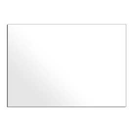 Musiclily 435x290mm Guitar Bass Pickguard Blank Material DIY Sheet Scratch Plate for Strat Tele Electric Guitar Jazz Precision Bass,1Ply Silver Mirror Acrylic