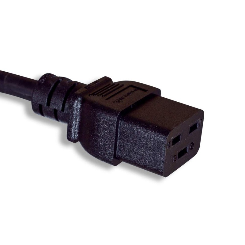 Cablelera North American Power Cord Extension, NEMA 5-15P to C19,