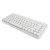 Ajazz Wireless Keyboard Bluetooth 84 Keys Retro Round Keycap Gaming
