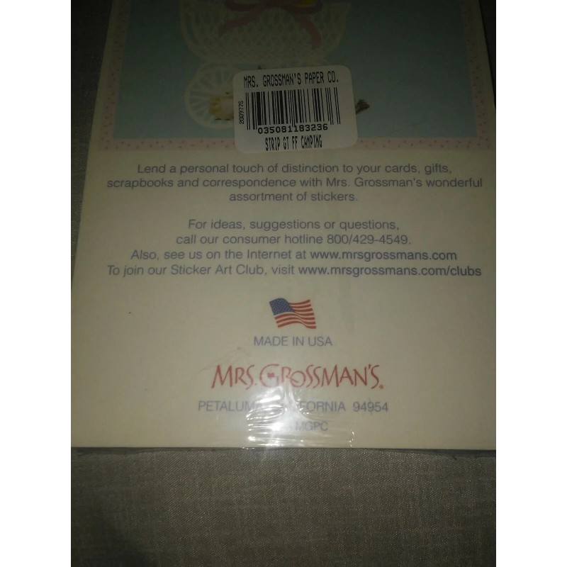 Mrs. Grossman's Mrs Grossman's FABRIC CAMPING Tent Boots Sleeping Bag