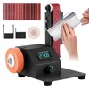 Mini Electric Belt Sander, Variable Speed Desktop Grinder for Knife