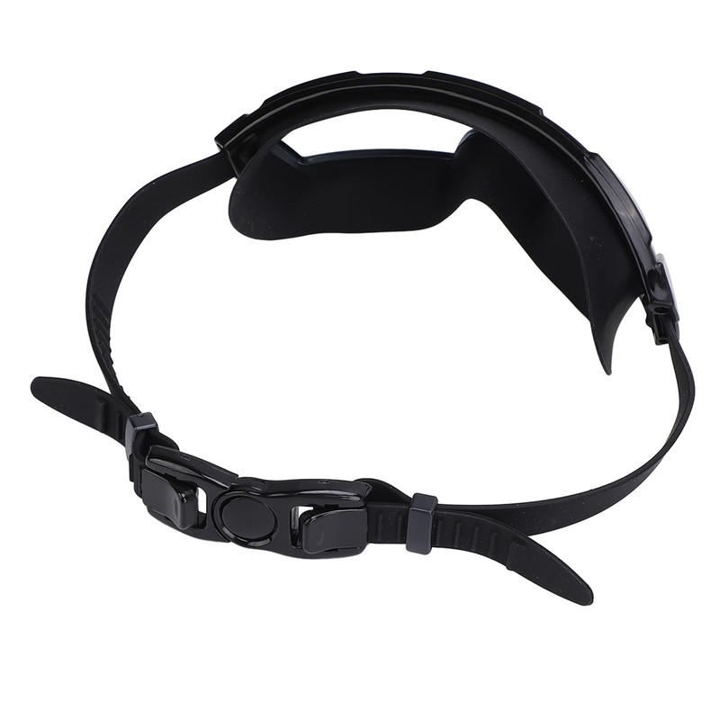 Swim Goggles with Earplugs PC Silicone Clear Lens Wide View