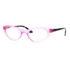 SA106 Womens Retro Design Narrow Cat Eye Plastic Reading Glasses
