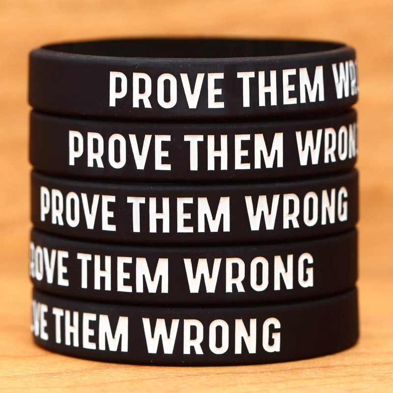 Fifteen (15) Prove Them Wrong Wristbands