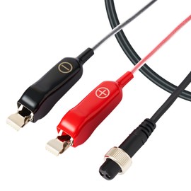 HEMAJUN X-Power Light 200 Electric Reel Cord, 2 Cores, 6.6 ft (2 m), Electric Reel Cable, Lightweight, Compatible with Daiwa Electric Reels, HJ-XPL-200, Alligator Specifications, Air, Compatible