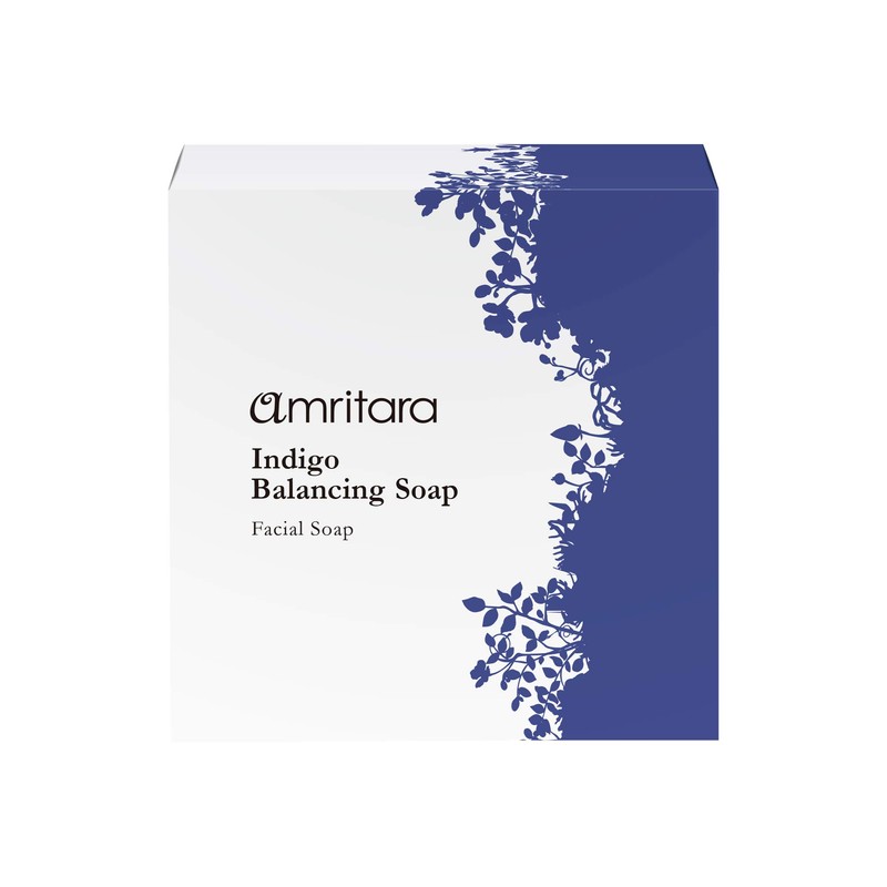 Amritara Indigo Balancing Soap, 2.1 oz (60 g) x 1