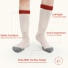Hiking Socks, 2-Pair Compression Socks Wide Toe Box For Health