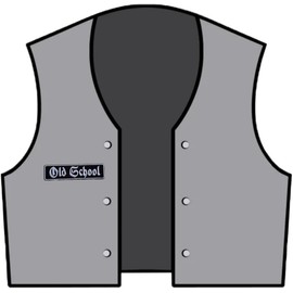 Old School Embroidered Iron on Sew on Patch | Biker Patch Sew on / Iron on | MC Stickers for Motorcyclists | DIY