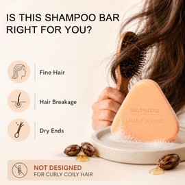 Juego de barra de champú de aceite de ricino y acondicionador de argán – Fortalecimiento y engrosamiento sólido para el cuidado del cabello para cabel