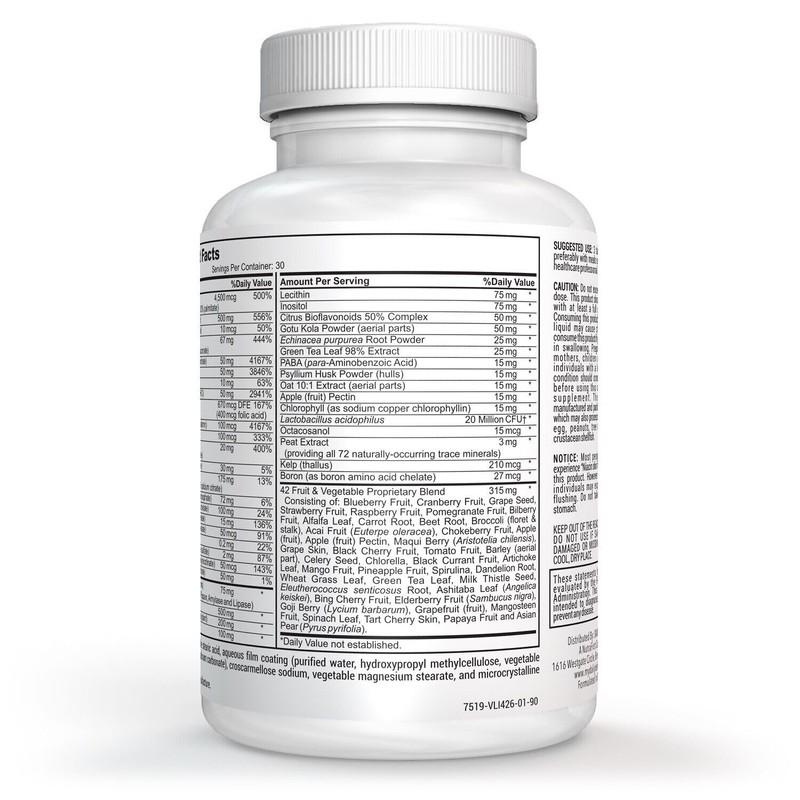 Daily Defense Multivitamin Supplement 42 Fruits & Veggies Blend, Enzymes