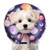 CuteBone Inflatable Soft Dog Cone with Removable Fleece Covers for