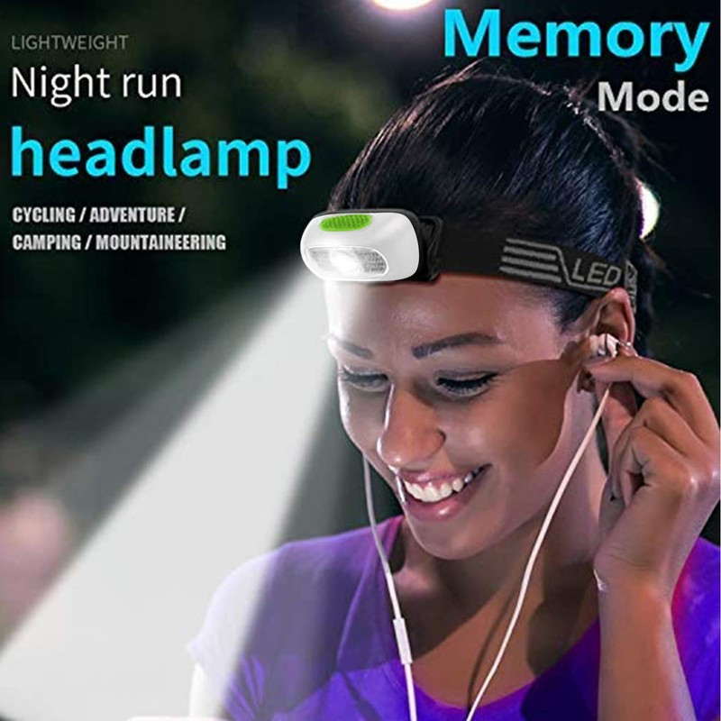 Rechargeable Headlamp, Ultra Bright 500 Lumen Head Lamp 5 Lighting