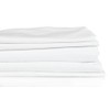 Atlas Solid White Premium Flat Bed Large Draw Sheets 66x104