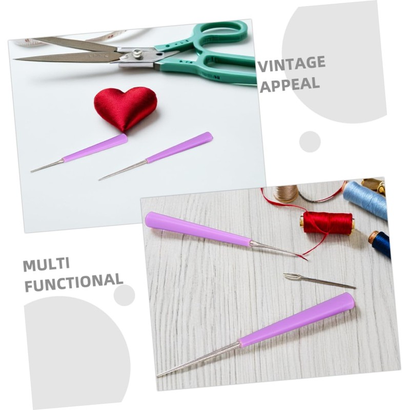 Hohopeti Bead Tools Kit 4pcs Bead Reamer Tool DIY Hand