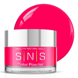 SNS Healthy Natural Nails SNS Nail Dip Powder Colors, Gelous Color Dipping Powder - Scorpio Punk (Pink, Red Neon) - Long-Lasting Dip Nail Colors for Healthier Nail Beds - Nail Color for Professionals & At-Home DIY - 0.5 oz