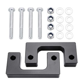 Acouto 2pcs Front Leveling Lift Spacers,Steel Front Coil Spring Spacer Leveling Lift Kit Fit for Chevy Silverado Sierra (1.5 inch)