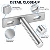 4PCS Invisible Floating Shelf Brackets Heavy Duty Solid Metal Hidden