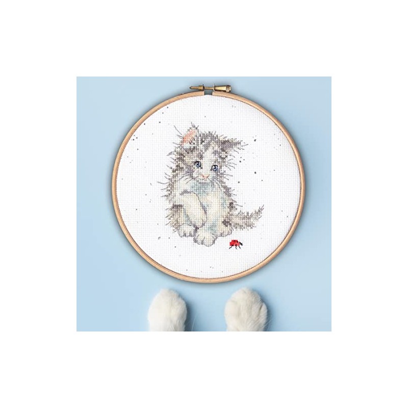 Bothy Threads Cross Stitch Kit - Ladybird (Including Hoop)