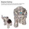 Cigar Ashtray Vintage Elephant Wind Proof Embossed Design Durable Metal