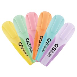 OS Smart Choice Highlighters - Pastel Colours 6 pack