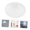 NUOBESTY Bedroom Lampshade White Table Lampshade Umbrella Shape Easy to