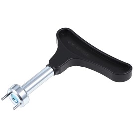 Thinp Golf Shoe Spike Wrench, Professional Spike Shoes Replacement Tool Stainless Steel Golf Spikes Removal Tool Universal Sturdy Shoe Spikes Cleat Wrench Remover for Shoes (Black)