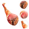 BESPORTBLE Soft Food Plush Cushion Ham Chicken Leg Shaped Cushion