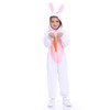 Funivals Easter Bunny costume for kids,Rabbit onesie bodysuit, one-piece garment,