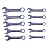 Amtech K2001 10 Piece Stubby Combination Wrench Set