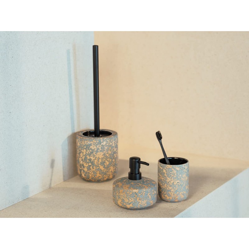 WENKO Felina Bathroom Accessory Set 2-Piece Grey