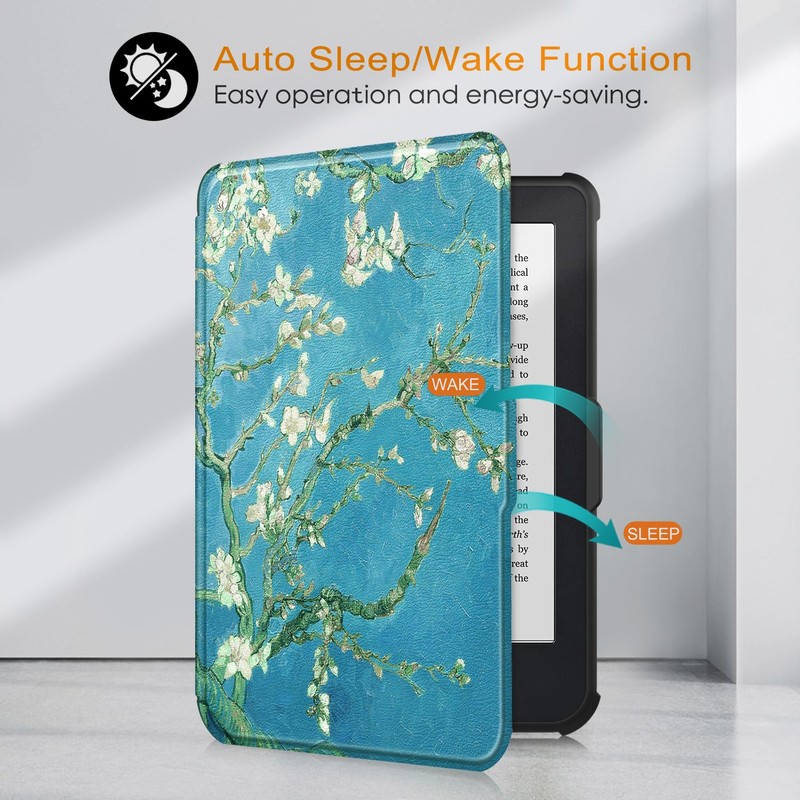 Vakarey Ultra Thin with Automatic Wake/Sleep Case for Tolino Shine