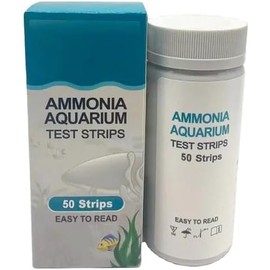 Sper Scientific 50 Ammonia Aquarium Test Strips 310001 - Easy-to-Use Water Quality Testing Kit for Freshwater & Saltwater Tanks, Accurate Ammonia Level Detection with Color-Coded Results - 2 Pack