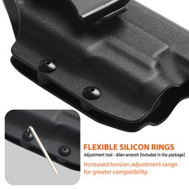 IWB Kydex Holster for Glock 48 MOS Compatible with Streamlight TLR-7 Sub, Optic Cut Belt Carry, Right Hand