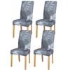 MOLVCE Chair Covers Set of 4 Chair Covers Universal Bi-Elastic