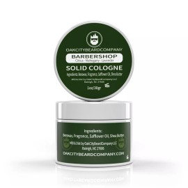 Oak City Beard Co.- (BarberShop) Solid Cologne - 1oz