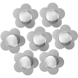 8 PCS Magnetic Tablecloth Weights Outdoor, Stainless Steel Tablecloth Pendants Flowers Shaped Windproof Tablecloth Magnets for Outdoor Picnic Family Dinner Table Decor