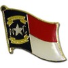 AES State of North Carolina NC Flag Bike Motorcycle Hat